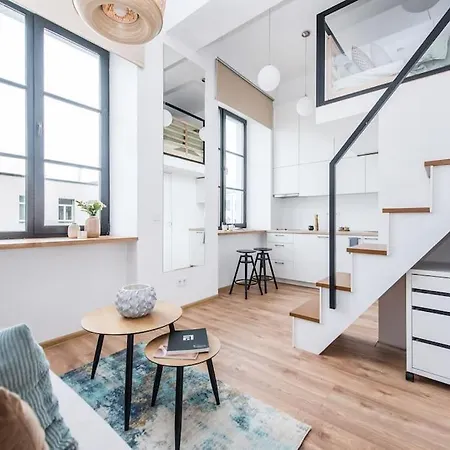 Warm And Light Loft Near Centre Apartment *